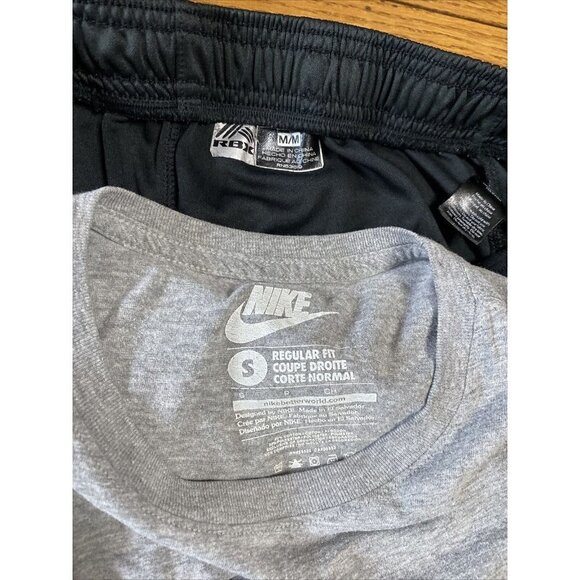 Nike "Just Do It" T-Shirt Men's Size M Rebook Shorts  Small - Picture 9 of 10